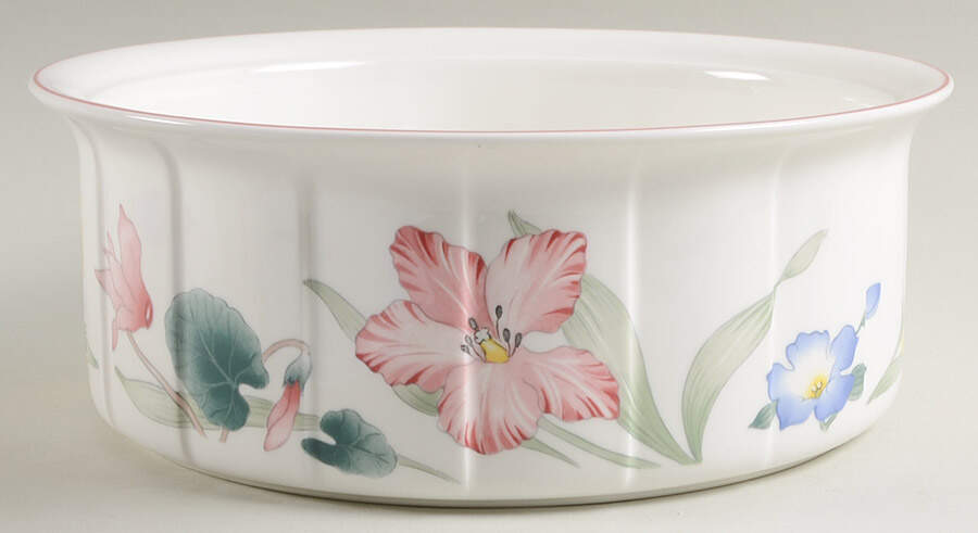 Flora Bella 9" Souffle by Villeroy & Boch-1