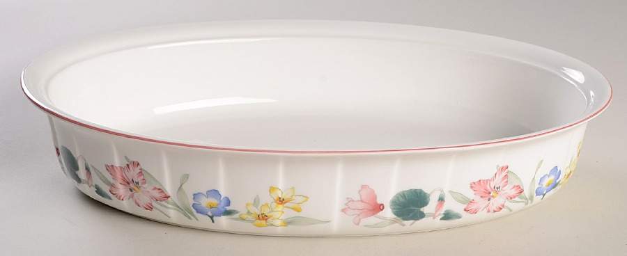 Flora Bella 12'' Oval Baker by Villeroy & Boch-1