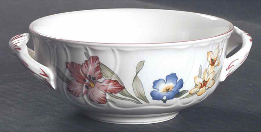 Flora Bella Flat Cream Soup Bowl by Villeroy & Boch-1