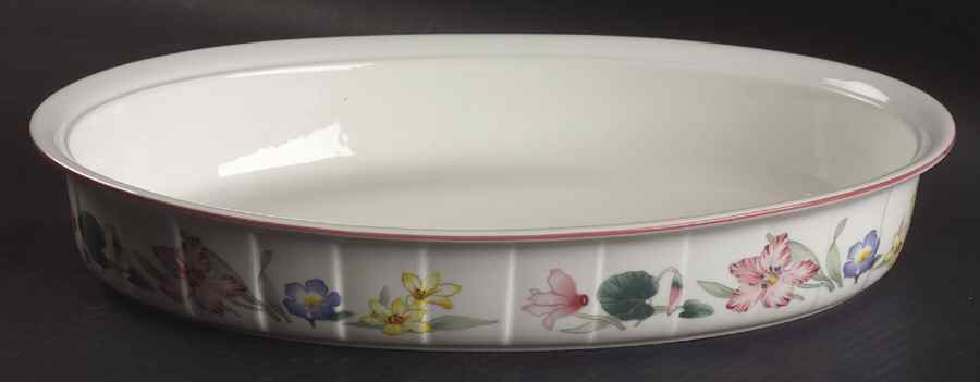 Flora Bella 13" Oval Baker by Villeroy & Boch-1