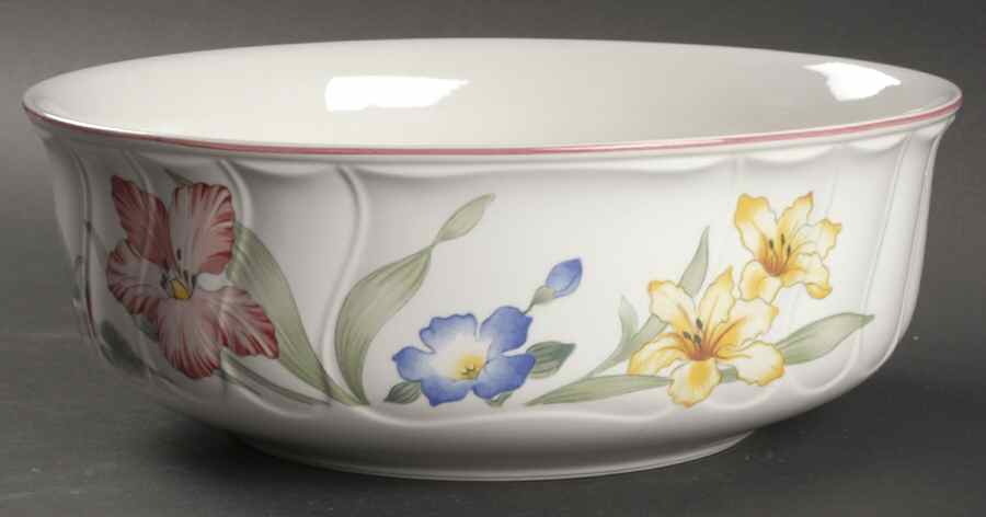 Flora Bella 9" Salad Serving Bowl by Villeroy & Boch-1