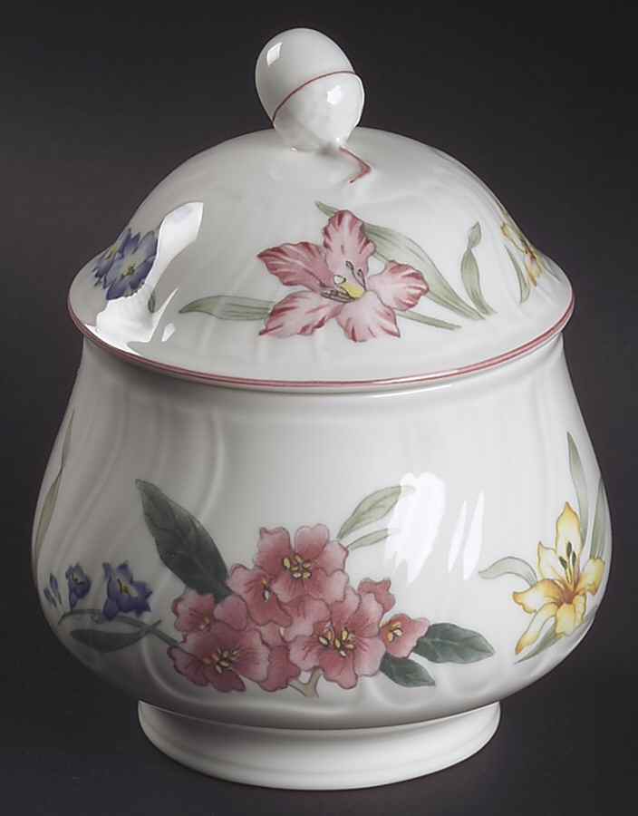 Flora Bella Sugar Bowl & Lid by Villeroy & Boch-1