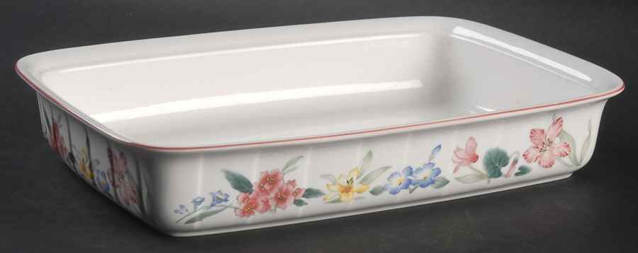 Flora Bella 10" Rectangular Baker by Villeroy & Boch-1