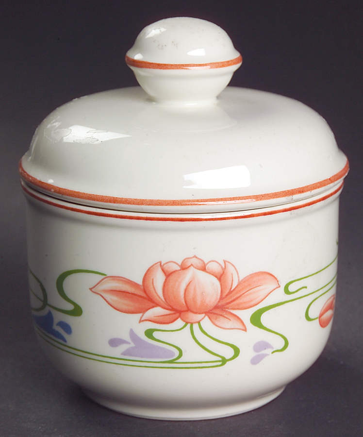 Florida Sugar Bowl & Lid (Uses the Open Sugar As Base) by Villeroy & Boch-1