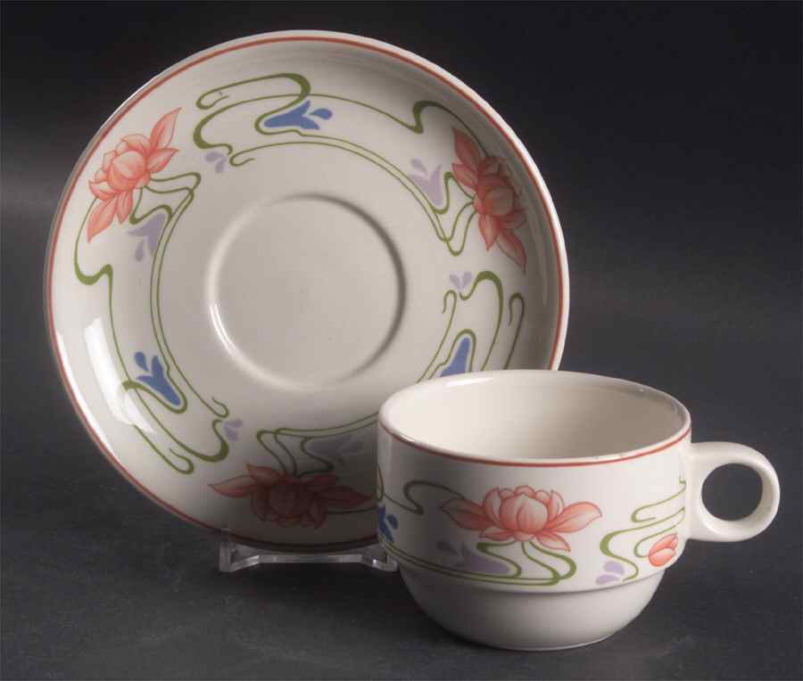 Florida Flat Cup & Saucer Set by Villeroy & Boch-1