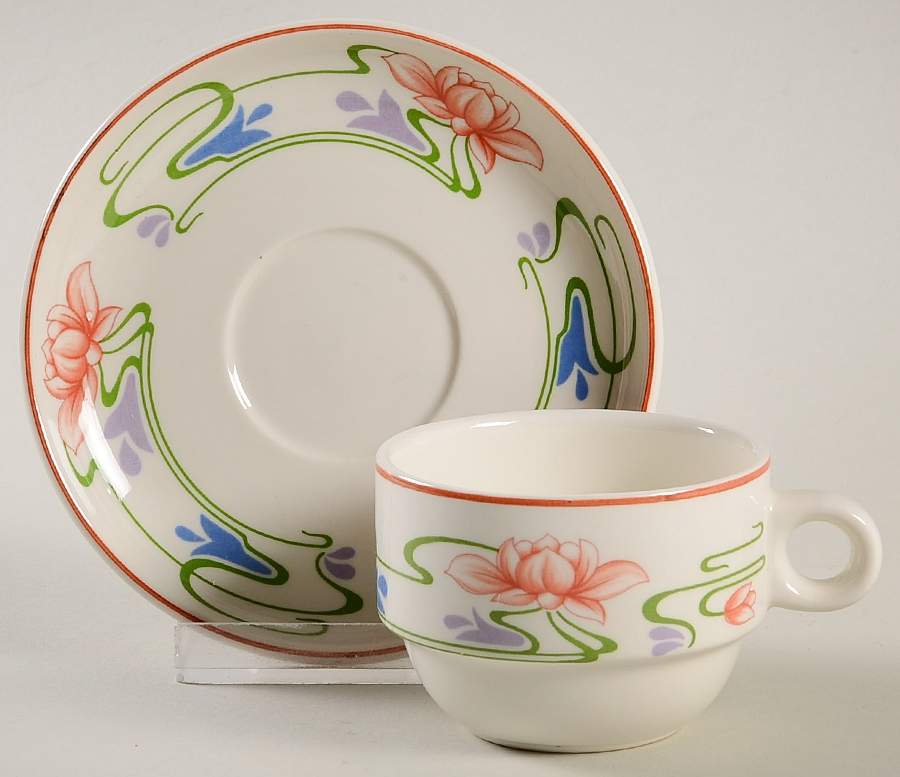 Florida Flat Demitasse Cup & Saucer Set by Villeroy & Boch-1