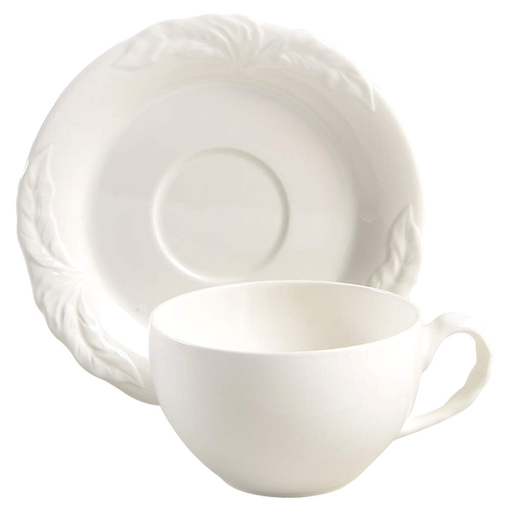 Foglia Flat Cup & Saucer Set by Villeroy & Boch-1