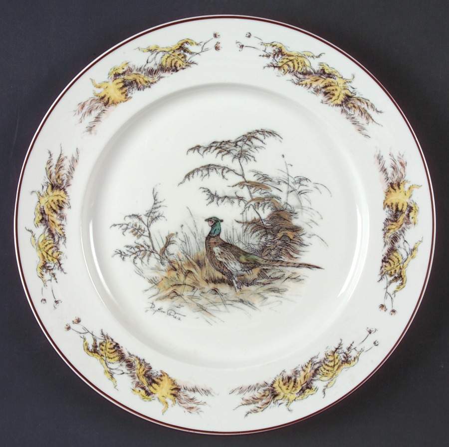 Fontainebleau (No Border, Brown Trim) Dinner Plate by Villeroy & Boch-1