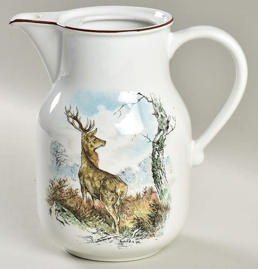 Fontainebleau (No Border, Brown Trim) Coffee Pot No Lid by Villeroy & Boch-1
