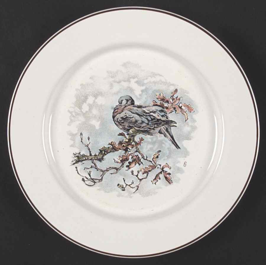 Fontainebleau (No Border, Brown Trim) Dinner Plate by Villeroy & Boch-1