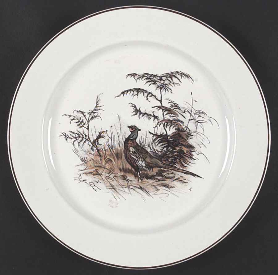 Fontainebleau (No Border, Brown Trim) Dinner Plate by Villeroy & Boch-1