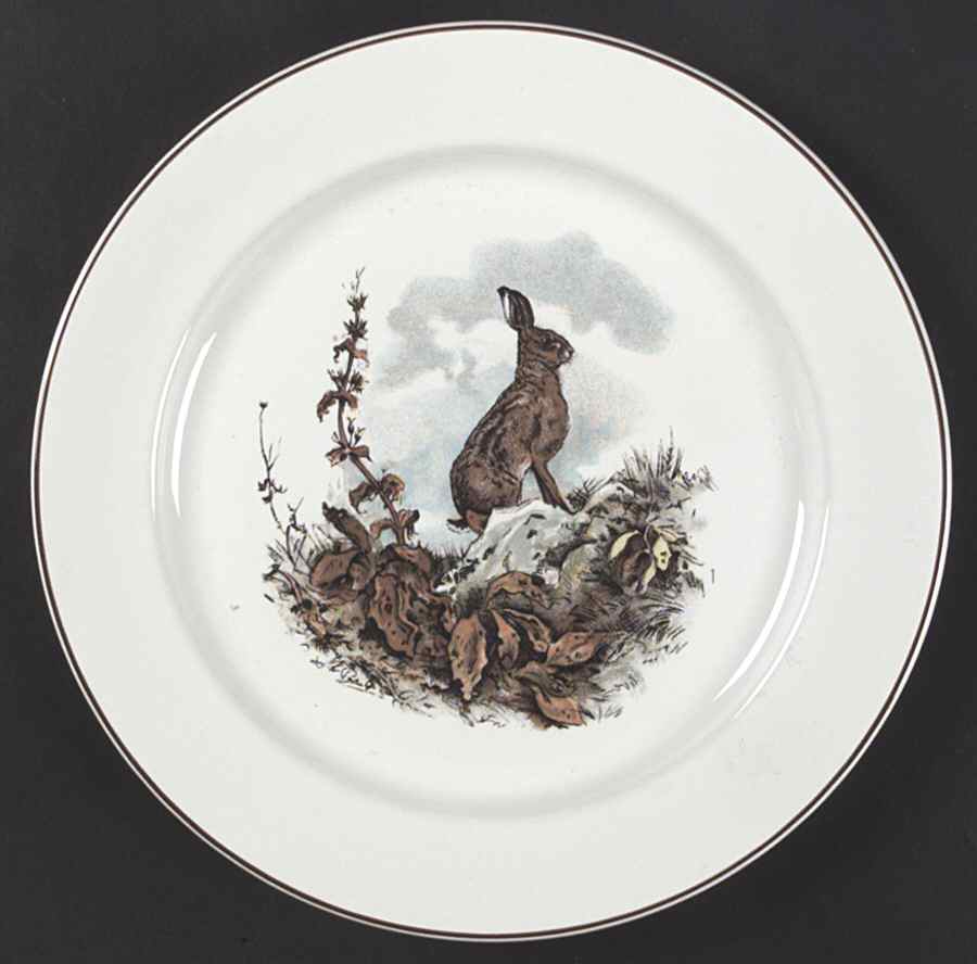 Fontainebleau (No Border, Brown Trim) Dinner Plate by Villeroy & Boch-1