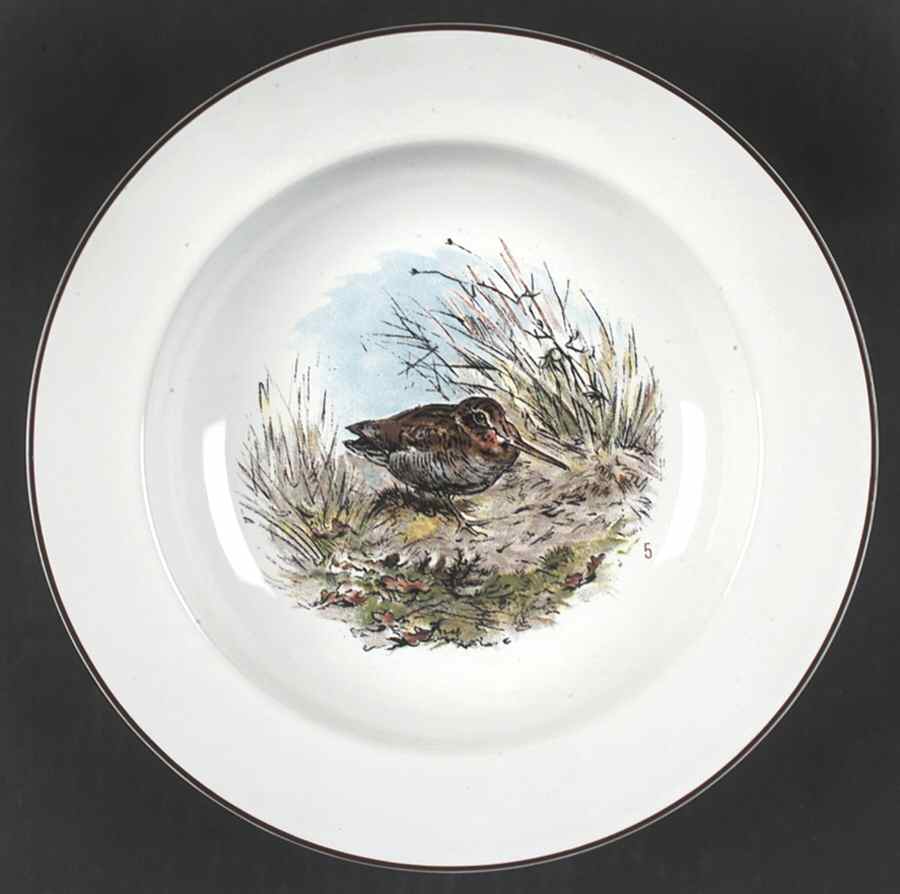 Fontainebleau (No Border, Brown Trim) Rim Soup Bowl by Villeroy & Boch-1