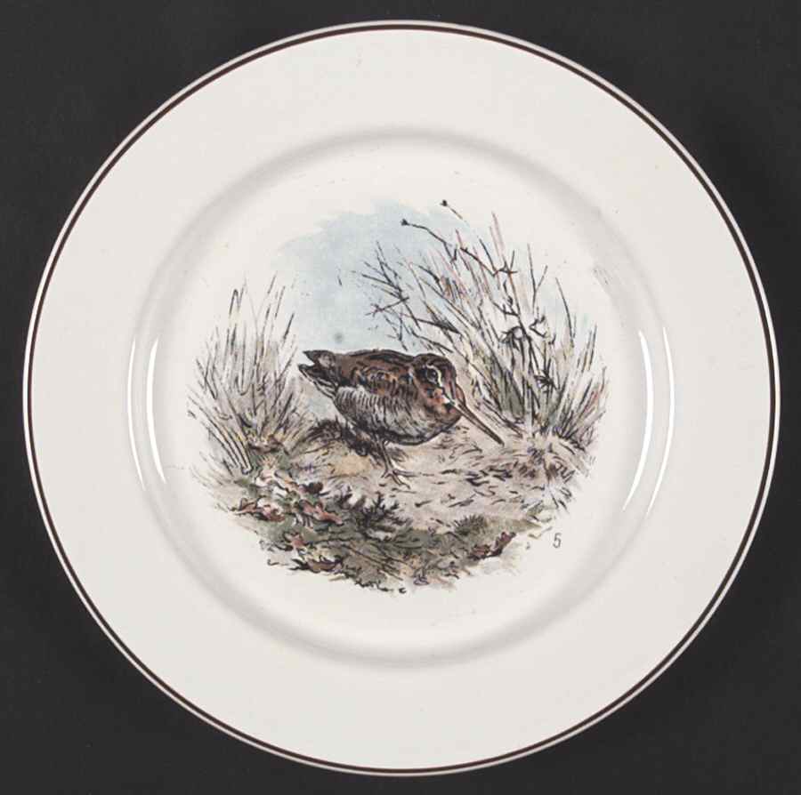 Fontainebleau (No Border, Brown Trim) Salad Plate by Villeroy & Boch-1