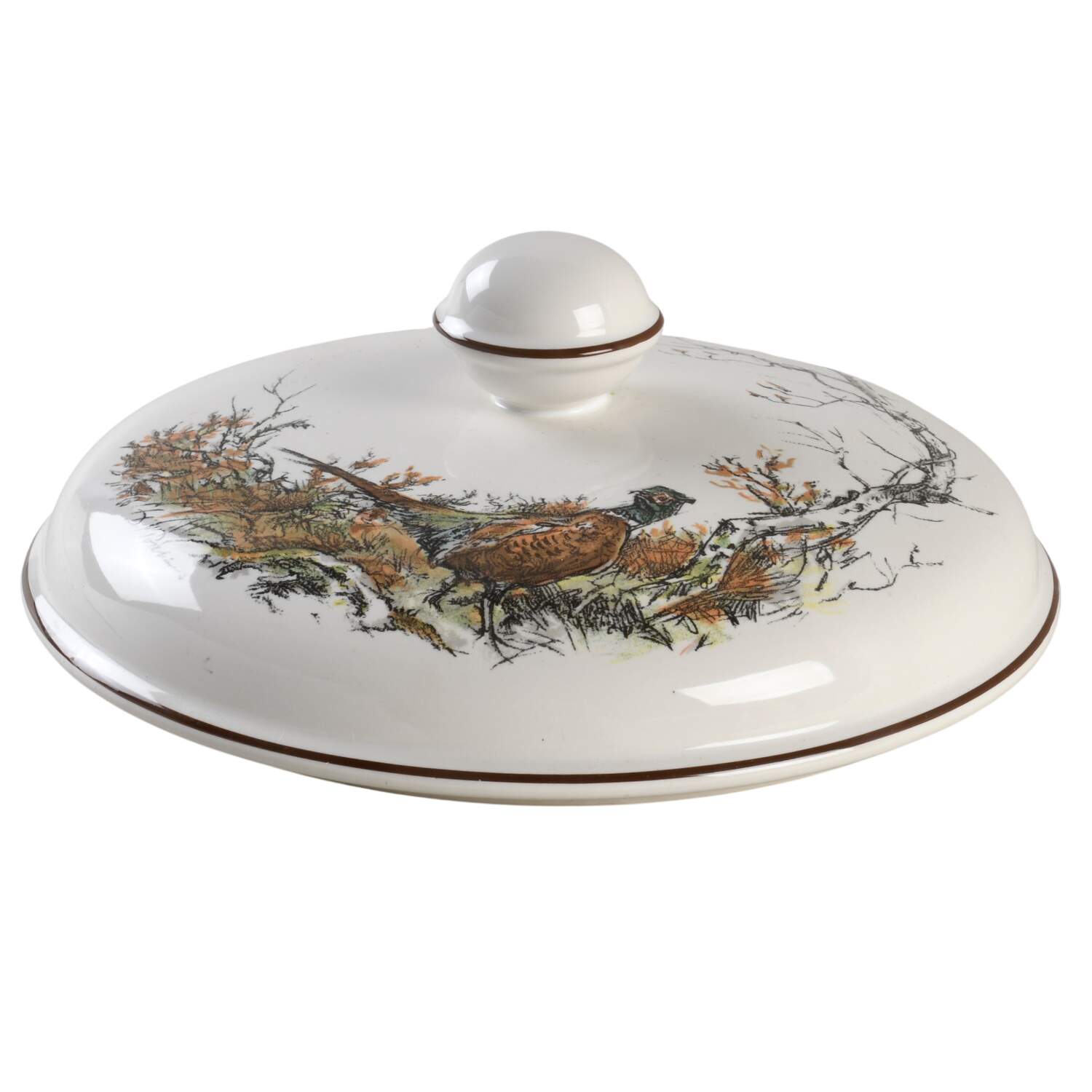 Fontainebleau (Raised Dots, No Trim) Lid for 2 Qt Round Covered Casserole by Villeroy & Boch-1
