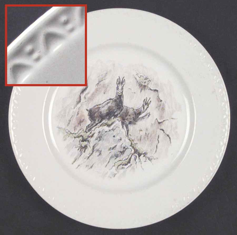 Fontainebleau (Raised Dots, No Trim) Salad Plate by Villeroy & Boch-1