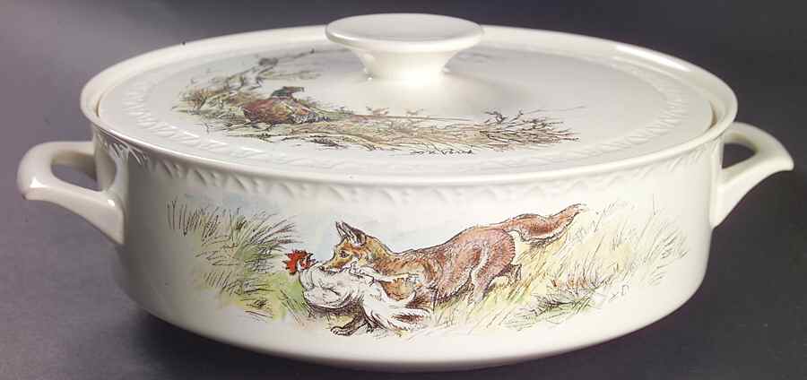 Fontainebleau (Raised Dots, No Trim) Round Covered Vegetable by Villeroy & Boch-1