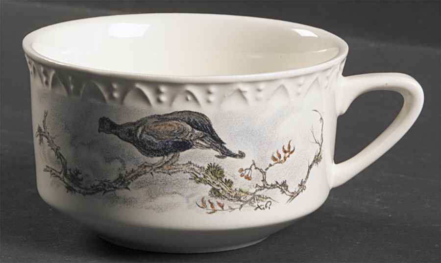 Fontainebleau (Raised Dots, No Trim) Flat Cup by Villeroy & Boch-1