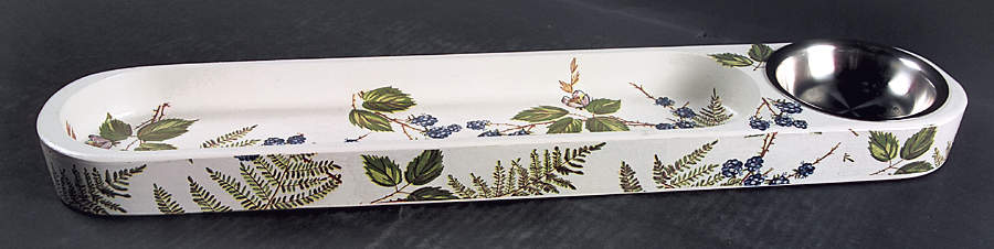 Forsa Wood Baguette Tray with Metal Dip by Villeroy & Boch-1