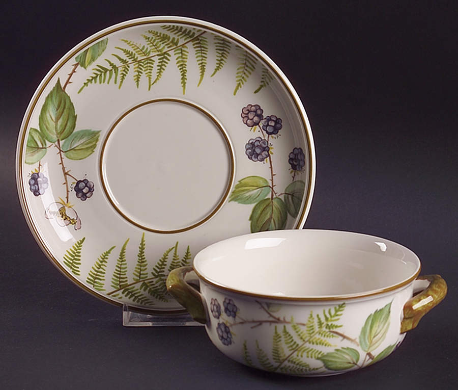 Forsa Flat Cream Soup Bowl & Saucer Set by Villeroy & Boch-1