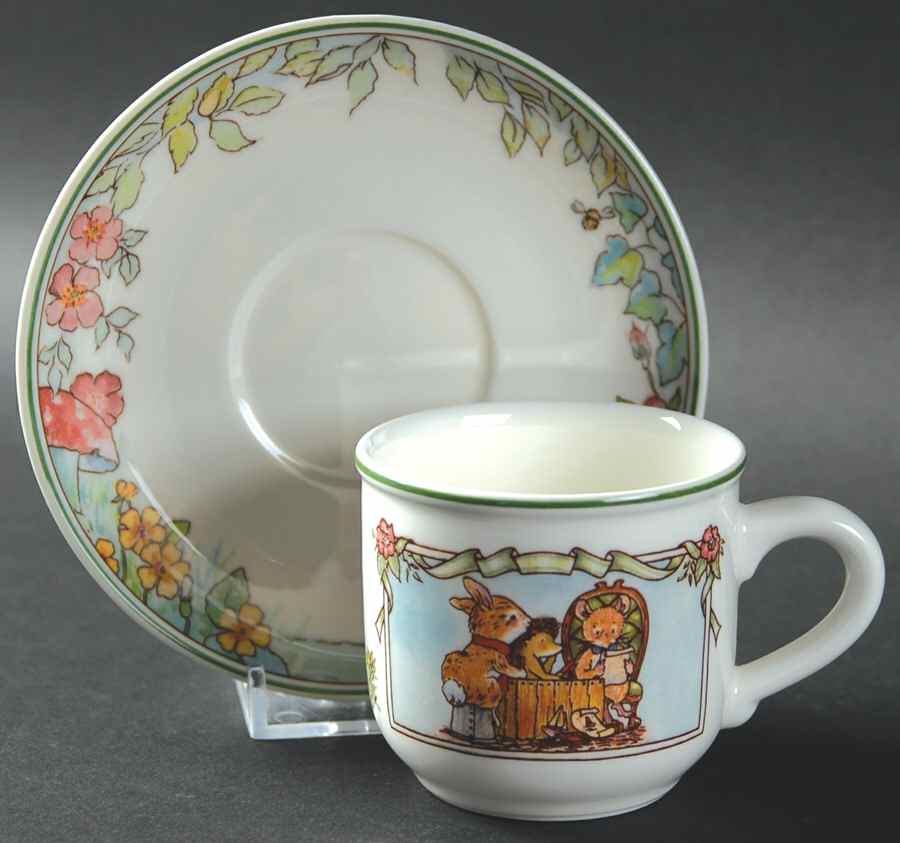 Foxwood Tales Flat Demitasse Cup & Saucer Set by Villeroy & Boch-1