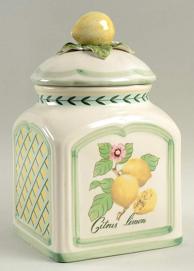 French Garden Fleurence Small Canister & Lid by Villeroy & Boch-1