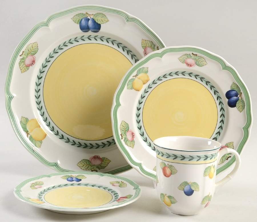 French Garden Fleurence 4 Piece Place Setting by Villeroy & Boch-1