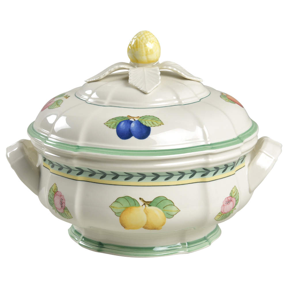 French Garden Fleurence Round Covered Vegetable by Villeroy & Boch-1
