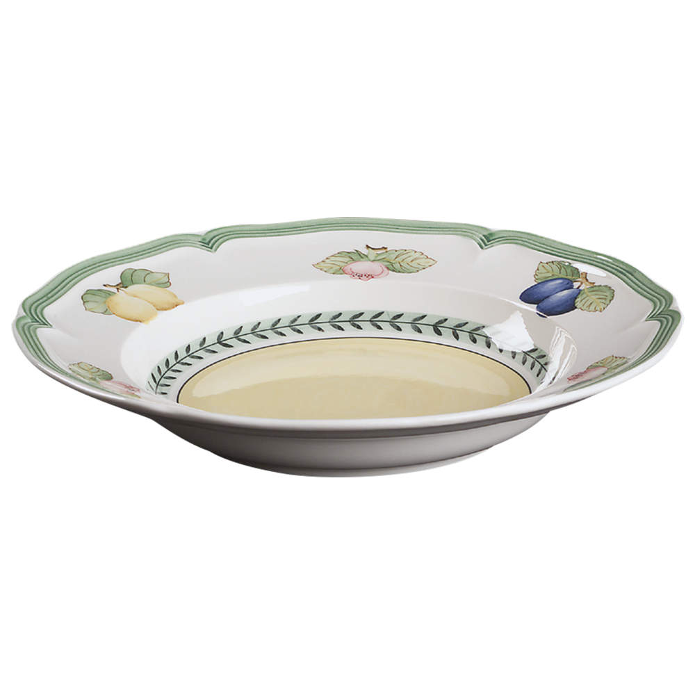 French Garden Fleurence Large Rim Soup Bowl by Villeroy & Boch-1