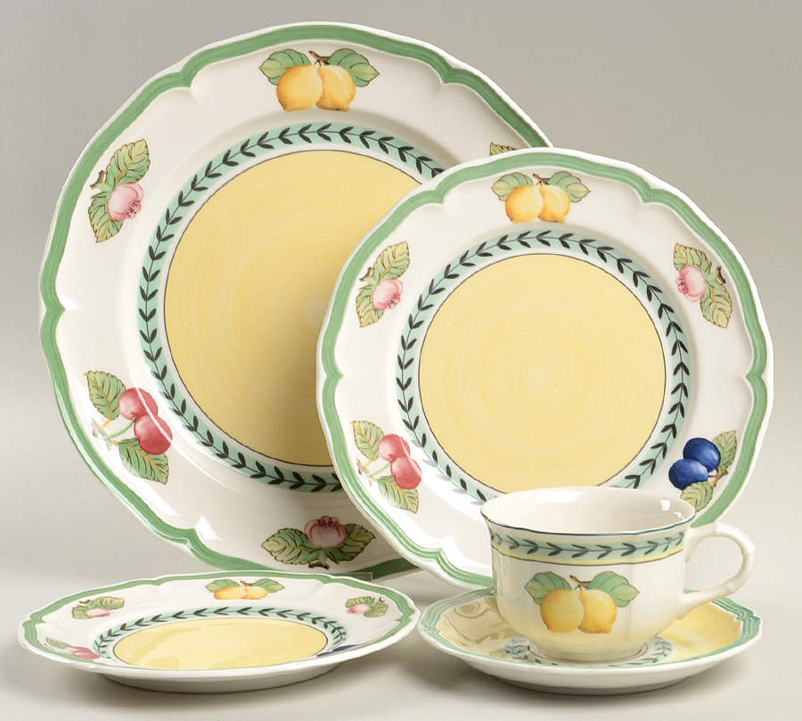 French Garden Fleurence 40 Piece Estate Set by Villeroy & Boch-1