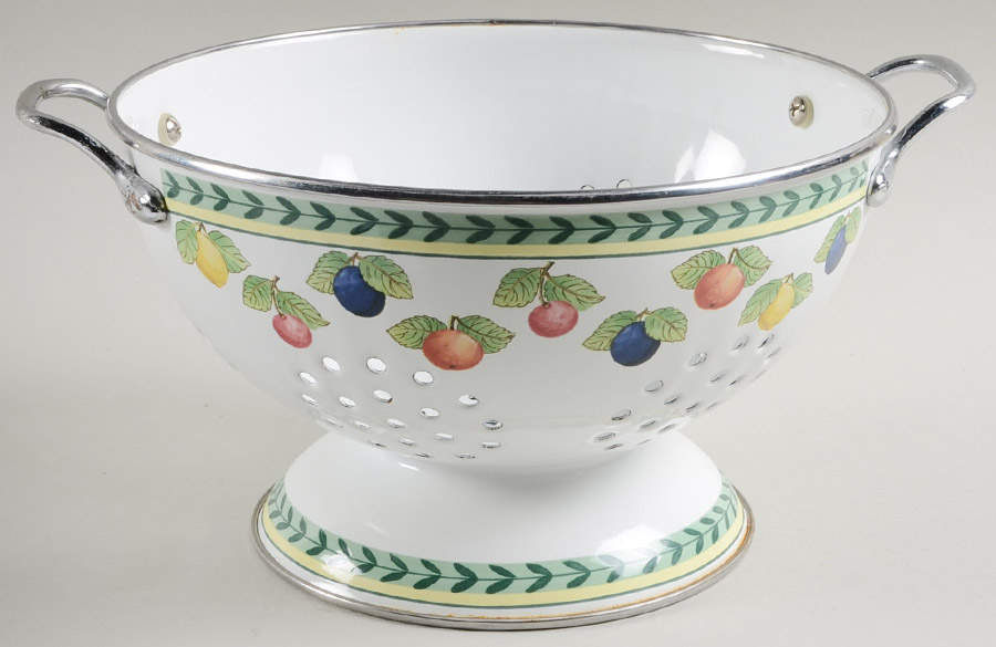 French Garden Fleurence Metal Colander by Villeroy & Boch-1