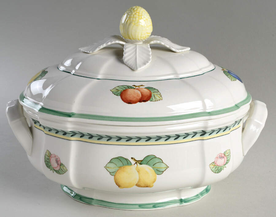 French Garden Fleurence Oval Tureen & Lid by Villeroy & Boch-1