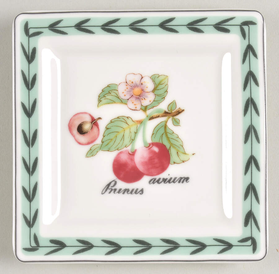 French Garden Fleurence 4" Square Tray by Villeroy & Boch-1