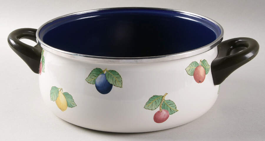 French Garden Fleurence 2.5 Quart Metal Stew Pot No Lid by Villeroy & Boch-1