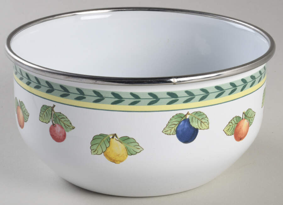 French Garden Fleurence 5" Metal Mixing Bowl by Villeroy & Boch-1