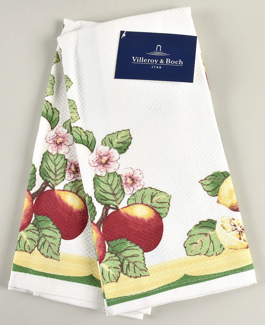 French Garden Fleurence Cloth Dish Towel - Set of 2 by Villeroy & Boch-1