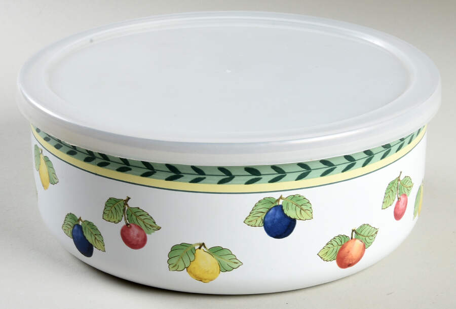 French Garden Fleurence 7" Metal Bowl & Plastic Lid by Villeroy & Boch-1