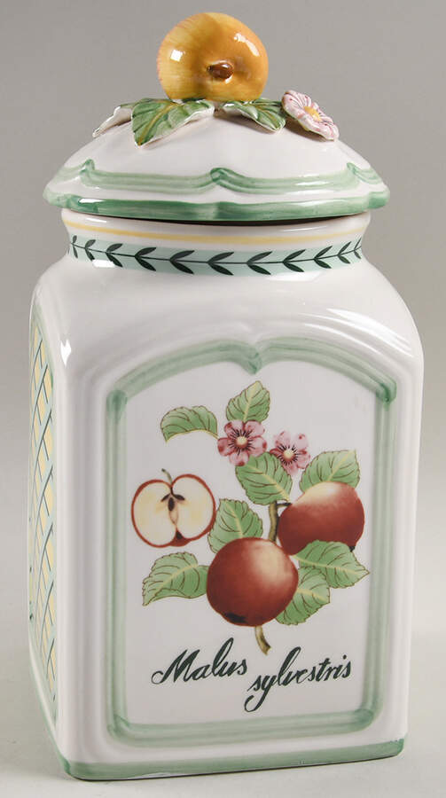 French Garden Fleurence Large Canister & Lid by Villeroy & Boch-1