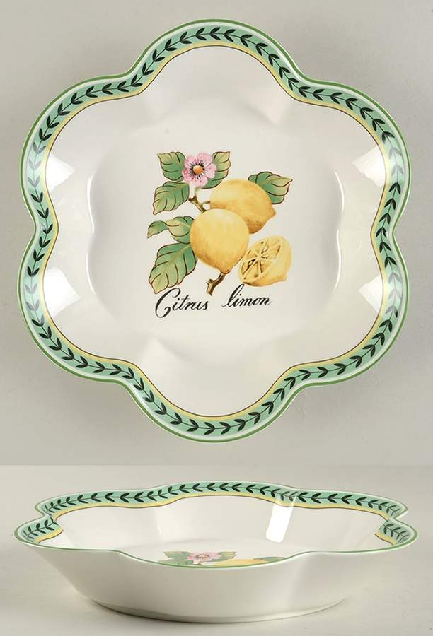 French Garden Fleurence 10" Scalloped Bowl by Villeroy & Boch-1
