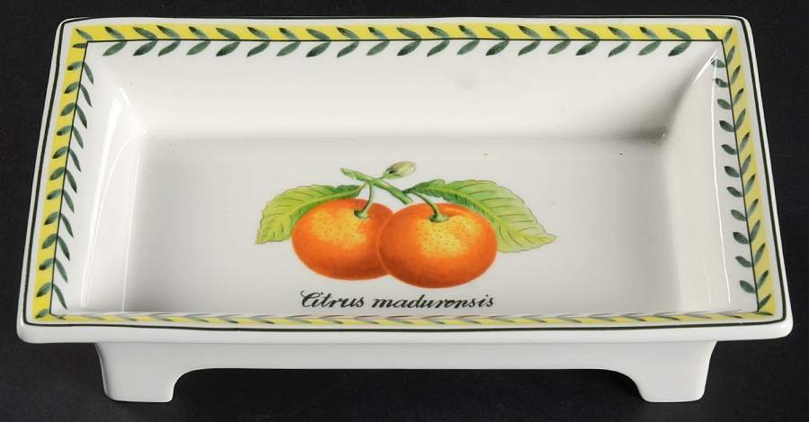 French Garden Fleurence 8" Rectangular Tray by Villeroy & Boch-1