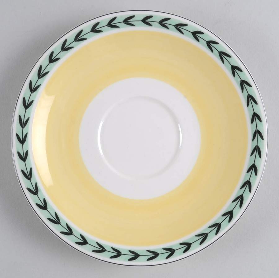 French Garden Fleurence Saucer for Breakfast Cup by Villeroy & Boch-1