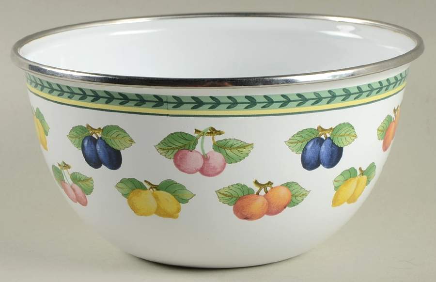 French Garden Fleurence 6" Metal Mixing Bowl by Villeroy & Boch-1