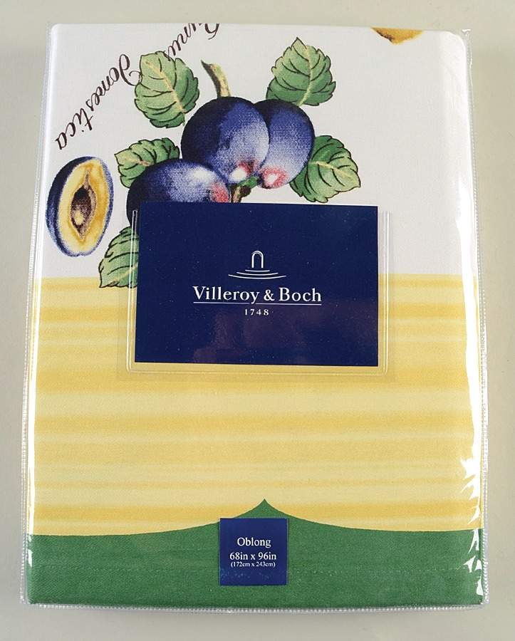 French Garden Fleurence 68" X 96" Oblong Tablecloth by Villeroy & Boch-1