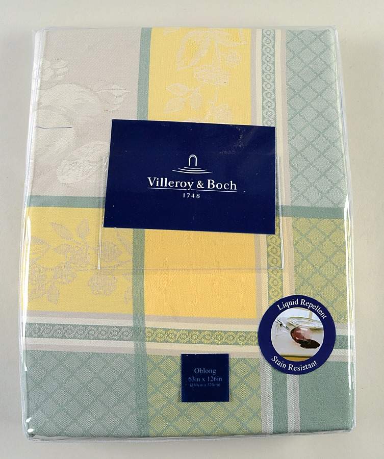 French Garden Fleurence 63" X 126" Oblong Tablecloth by Villeroy & Boch-1