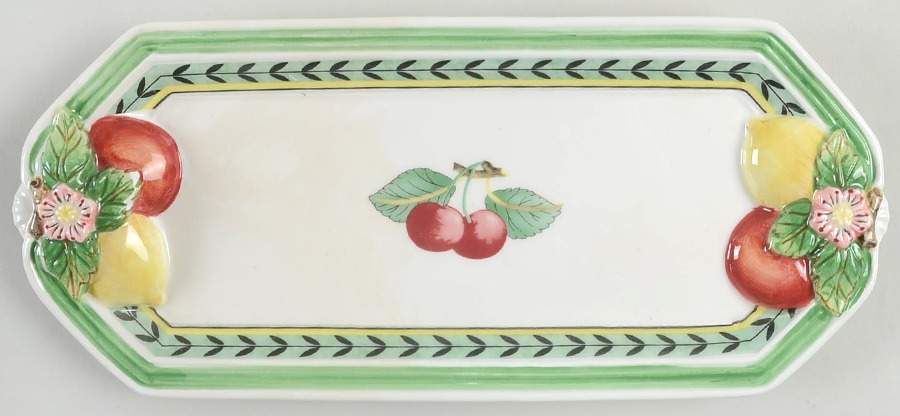 French Garden Fleurence Tray for Creamer & Sugar with Lid by Villeroy & Boch-1