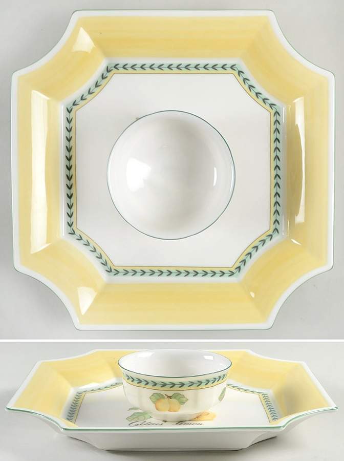 French Garden Fleurence (2 Piece) Chip & Dip Set by Villeroy & Boch-1