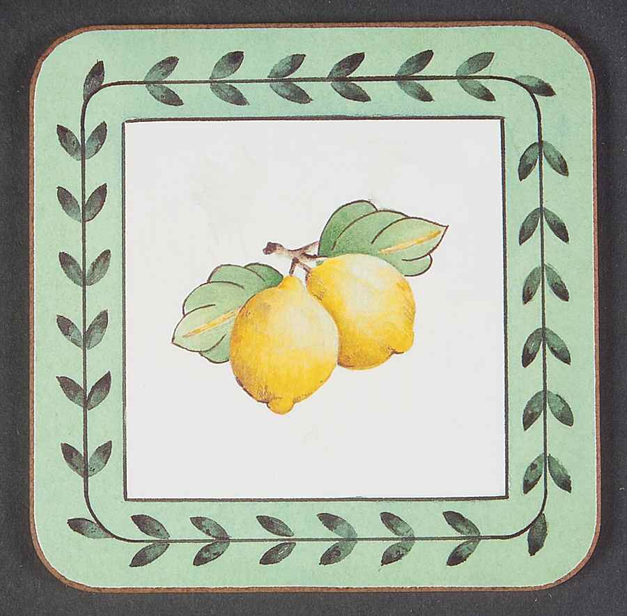 French Garden Fleurence Square Corkback Coaster by Villeroy & Boch-1