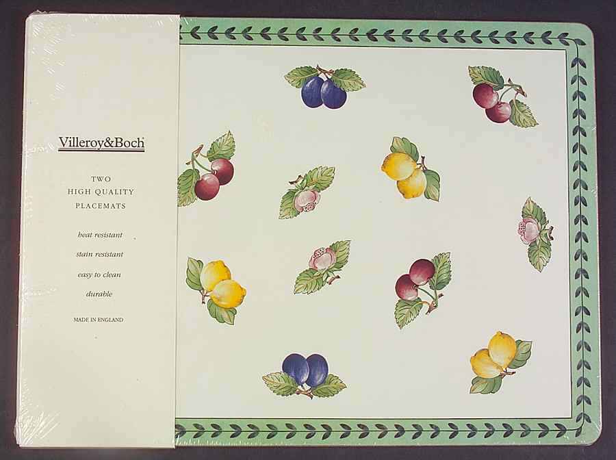 French Garden Fleurence Corkboard Placemat - Set of 2 (Motif #2) by Villeroy & Boch-1
