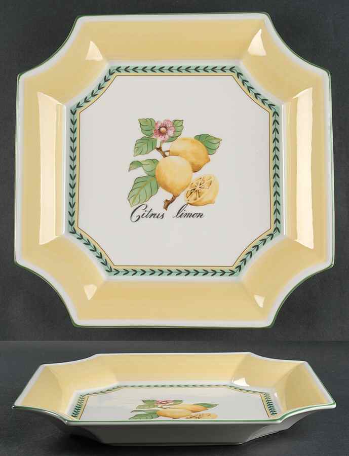 French Garden Fleurence 12" Square Shallow Bowl by Villeroy & Boch-1