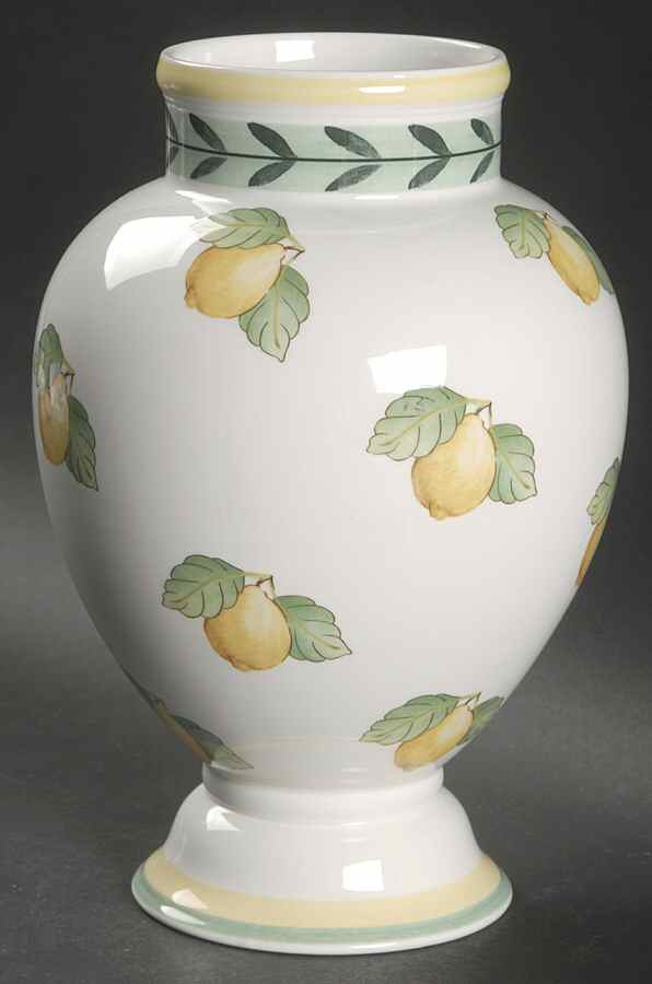 French Garden Fleurence 8" Trumpet Vase by Villeroy & Boch-1